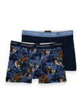 Print Boxer Briefs 2 Pack in Navy Blue | Buster McGee