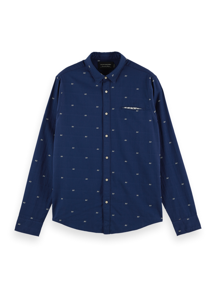 Scotch & Soda - Classic Fil-Coupe Cotton Shirt Combo B 0218 | Buster McGee