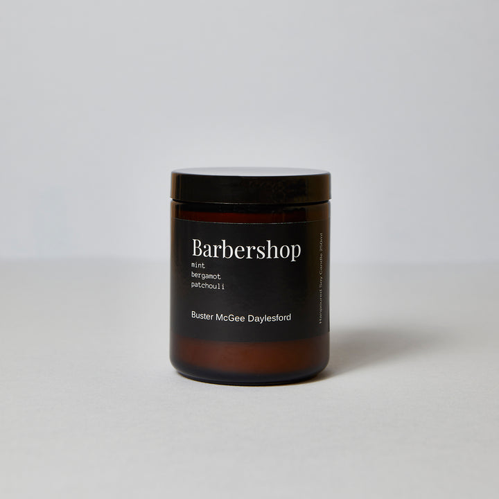 Barbershop Soy Wax Candle | Buster McGee Daylesford