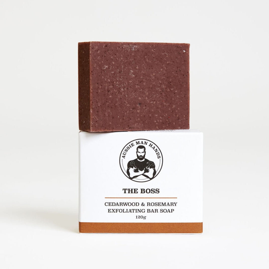 The Boss Exfoliating Natural Soap Bar 120g | Buster McGee