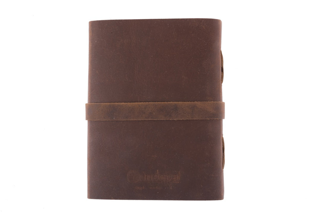 Indepal - Leather Journal - Buckle A5 in Brown Leather | Buster McGee 