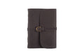 Indepal - Leather Journal - Buckle A5 in Charcoal Leather | Buster McGee 