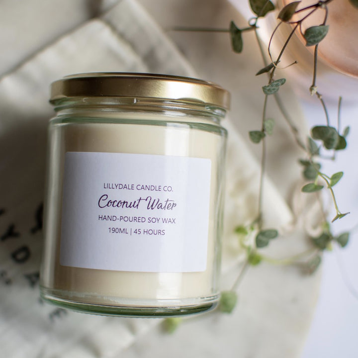 Lillydale Candle Co. Coconut Water Soy Wax Candle