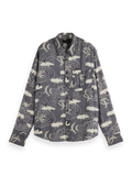 Amelia Earhart Printed Shirt in Ecovero Combo A | Buster McGee