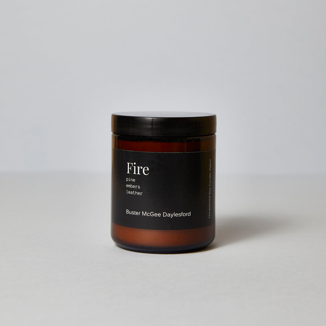 The Fire Soy Wax Candle | Buster McGee Daylesford