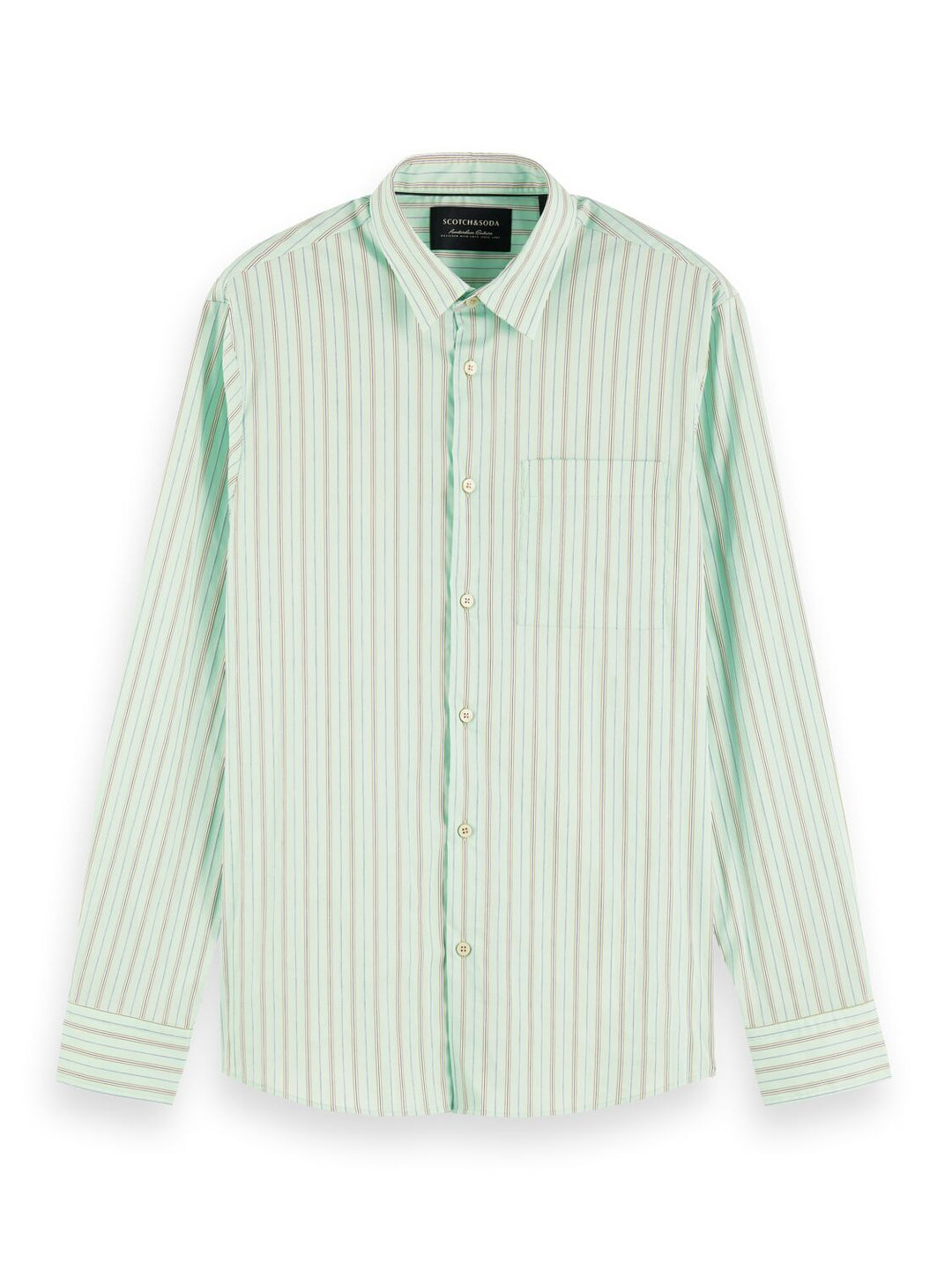 Relaxed Fit Striped Cotton-Blend Shirt Combo E 0221 | Buster McGee