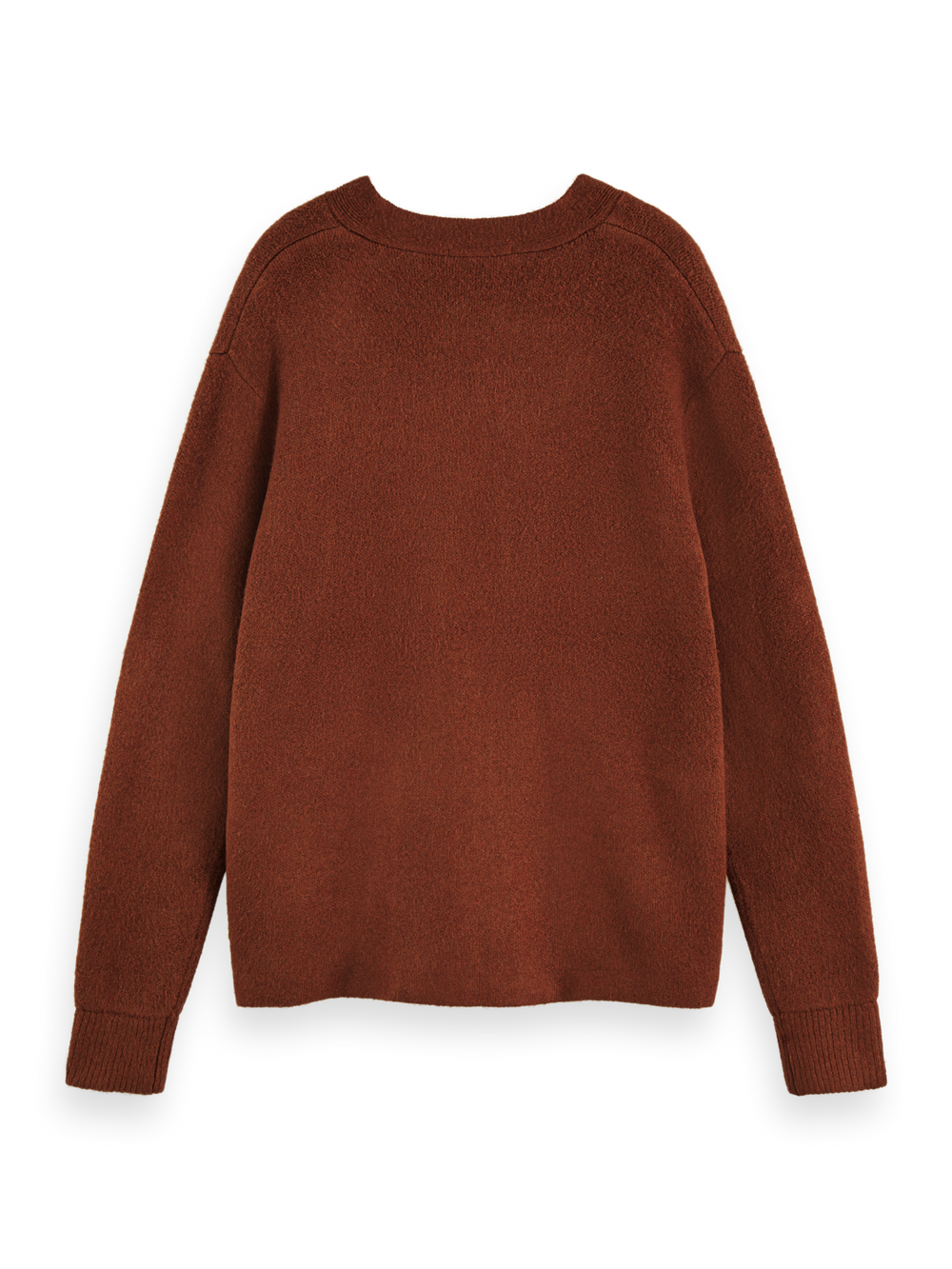 Scotch & Soda - Relaxed Soft Knit Cardigan in Russet Melange | Buster McGee