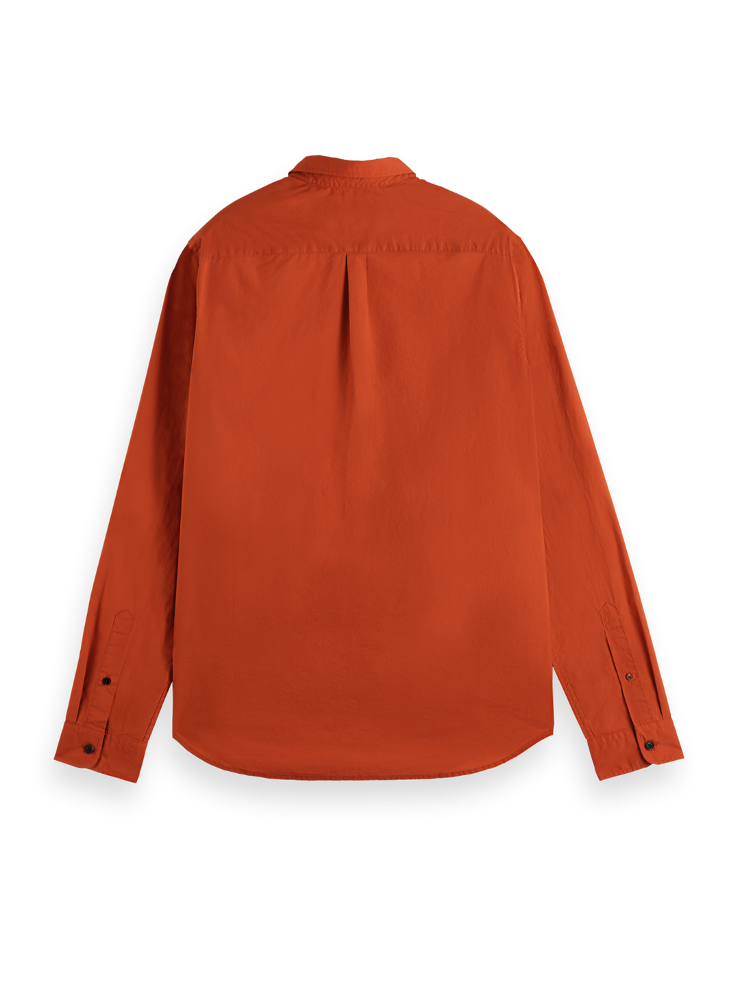 Scotch & Soda - Regular Fit Cotton Poplin Shirt in Burned Orange | Buster McGee