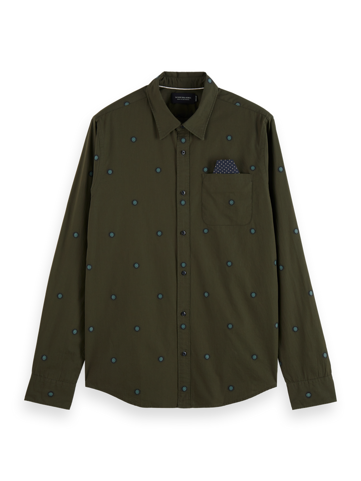 Fixed Pochet Fil Coupe Poplin Shirt Combo C 0219 | Buster McGee  Daylesford