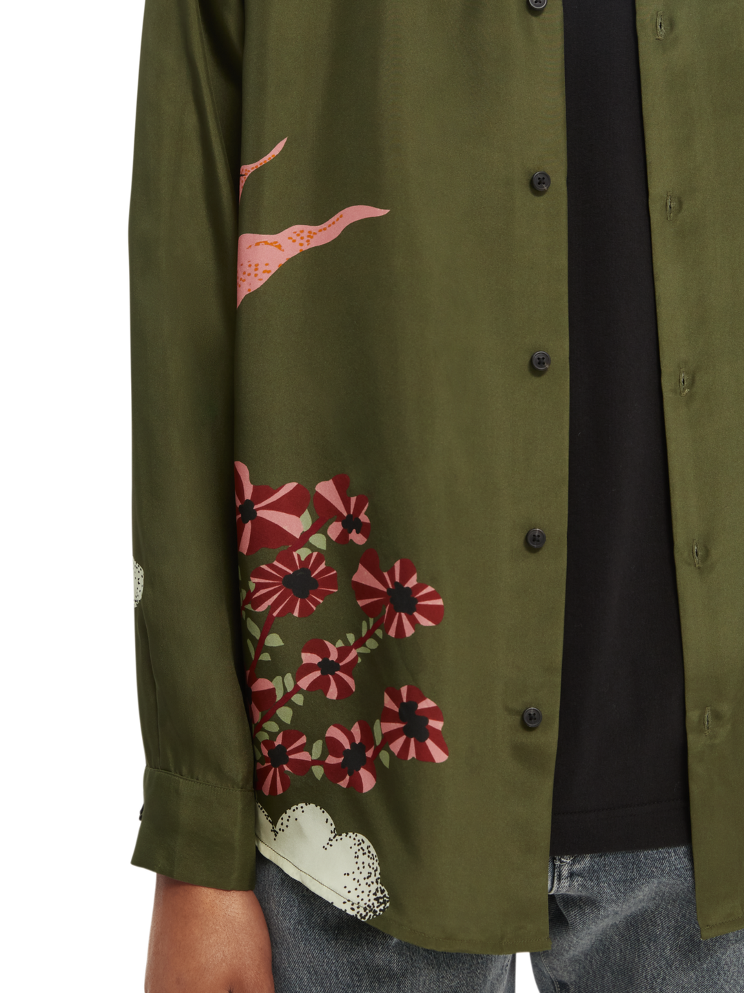 Amelia Earhart Printed Silk Relaxed Fit Shirt Combo A | Buster McGee