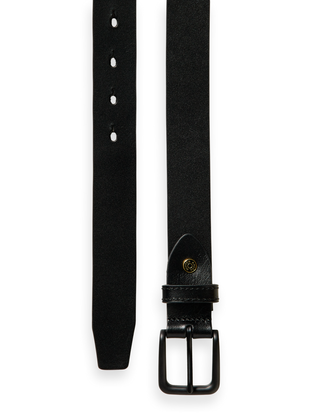 Classic Leather Belt in Black | Buster McGee Daylesford