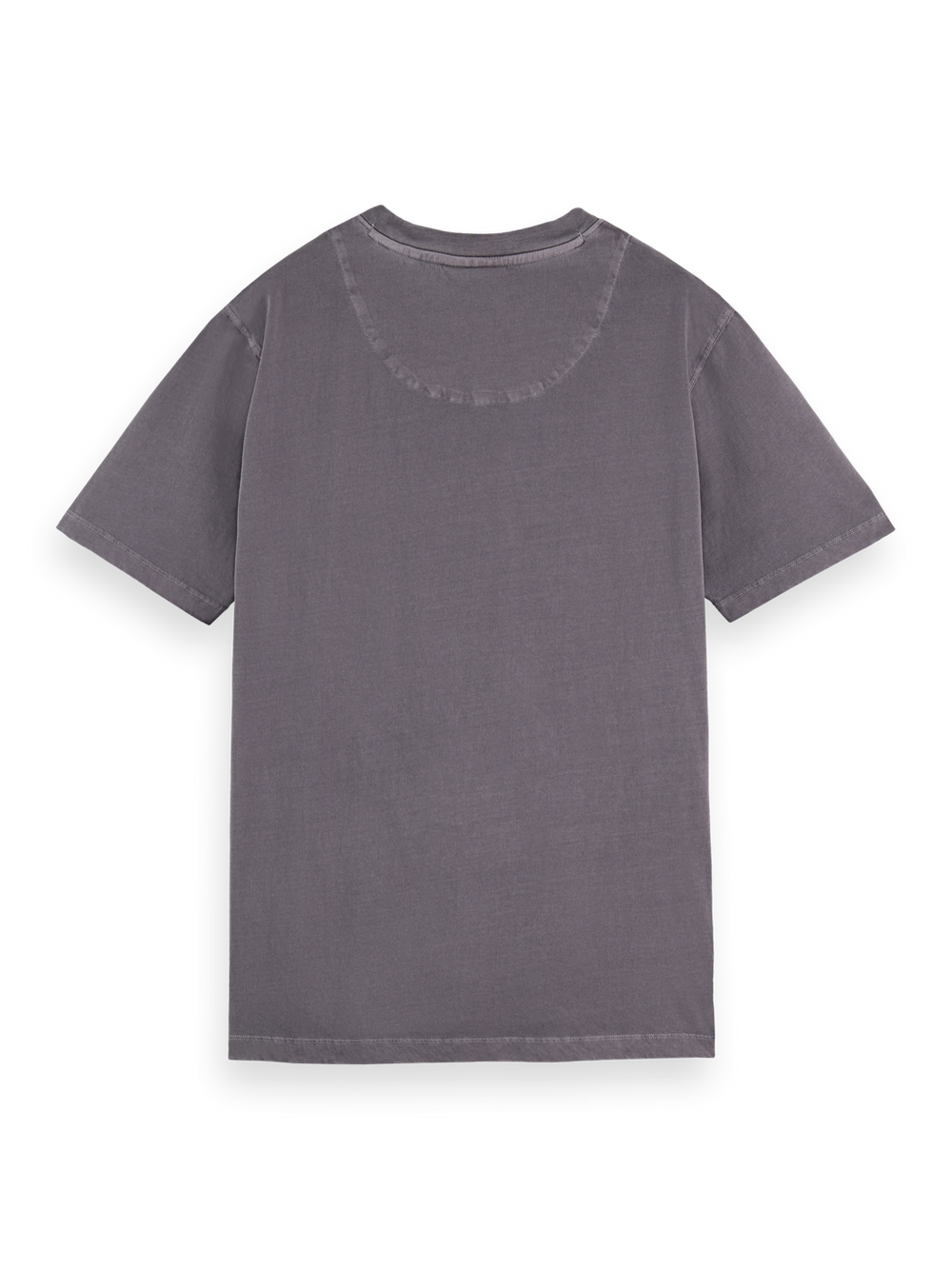 Garment Dyed Crewneck Tee with Logo in Graphite | Buster McGee