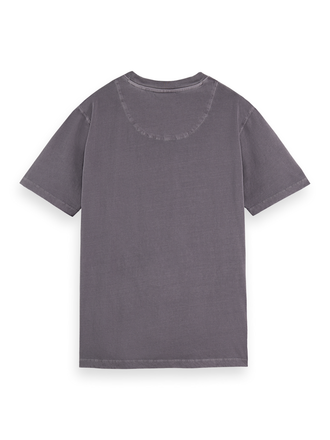 Garment Dyed Crewneck Tee with Logo in Graphite | Buster McGee