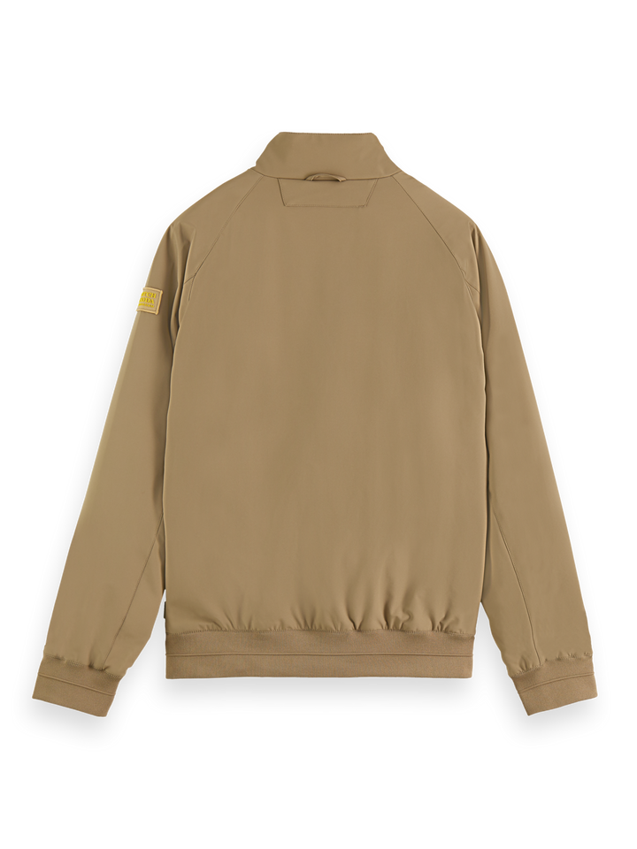 Classic Harrington Soft Shell Jacket in Moon Sand | Buster McGee