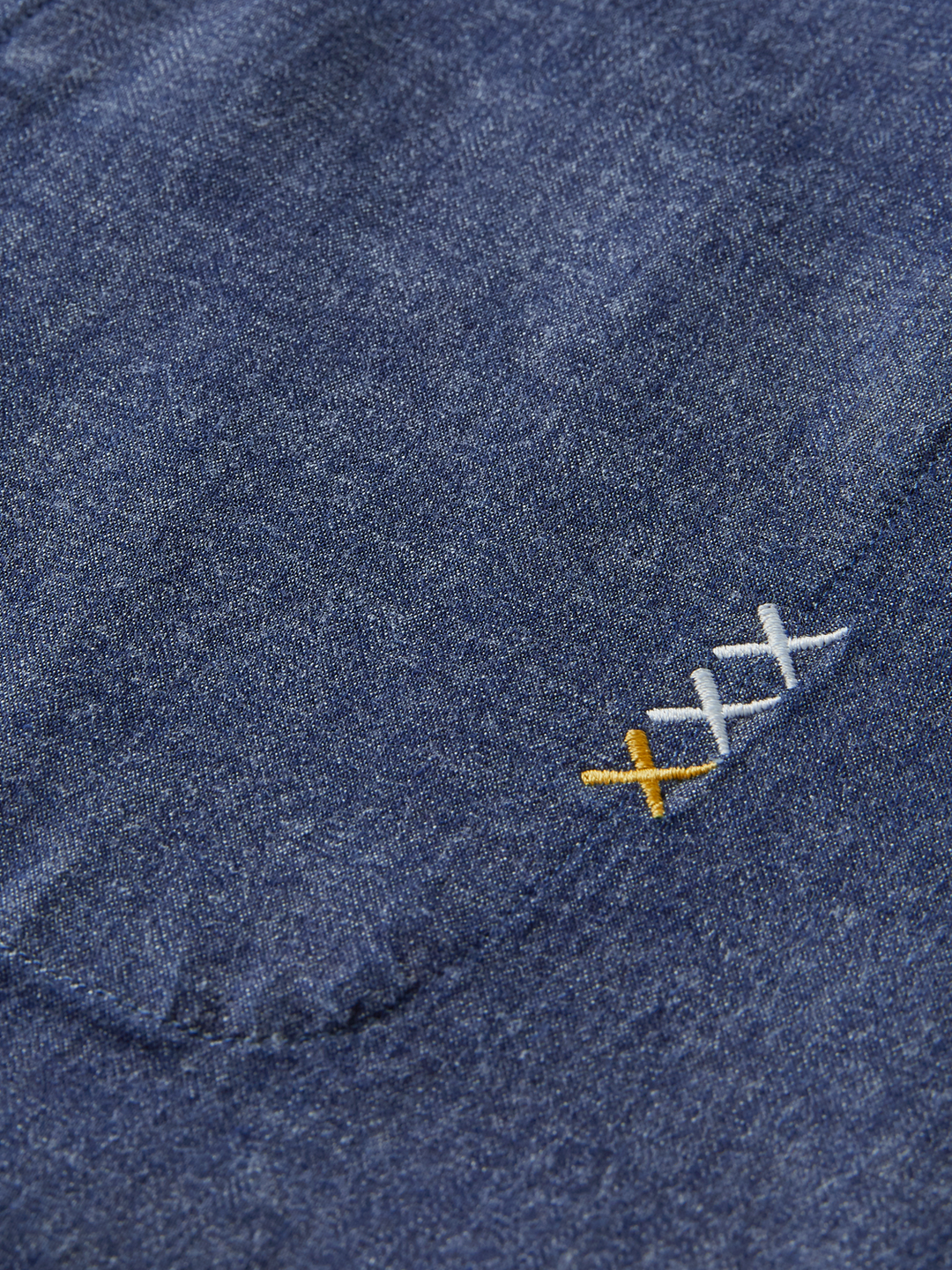 Stretch Chambray Shirt in Indigo | Buster McGee