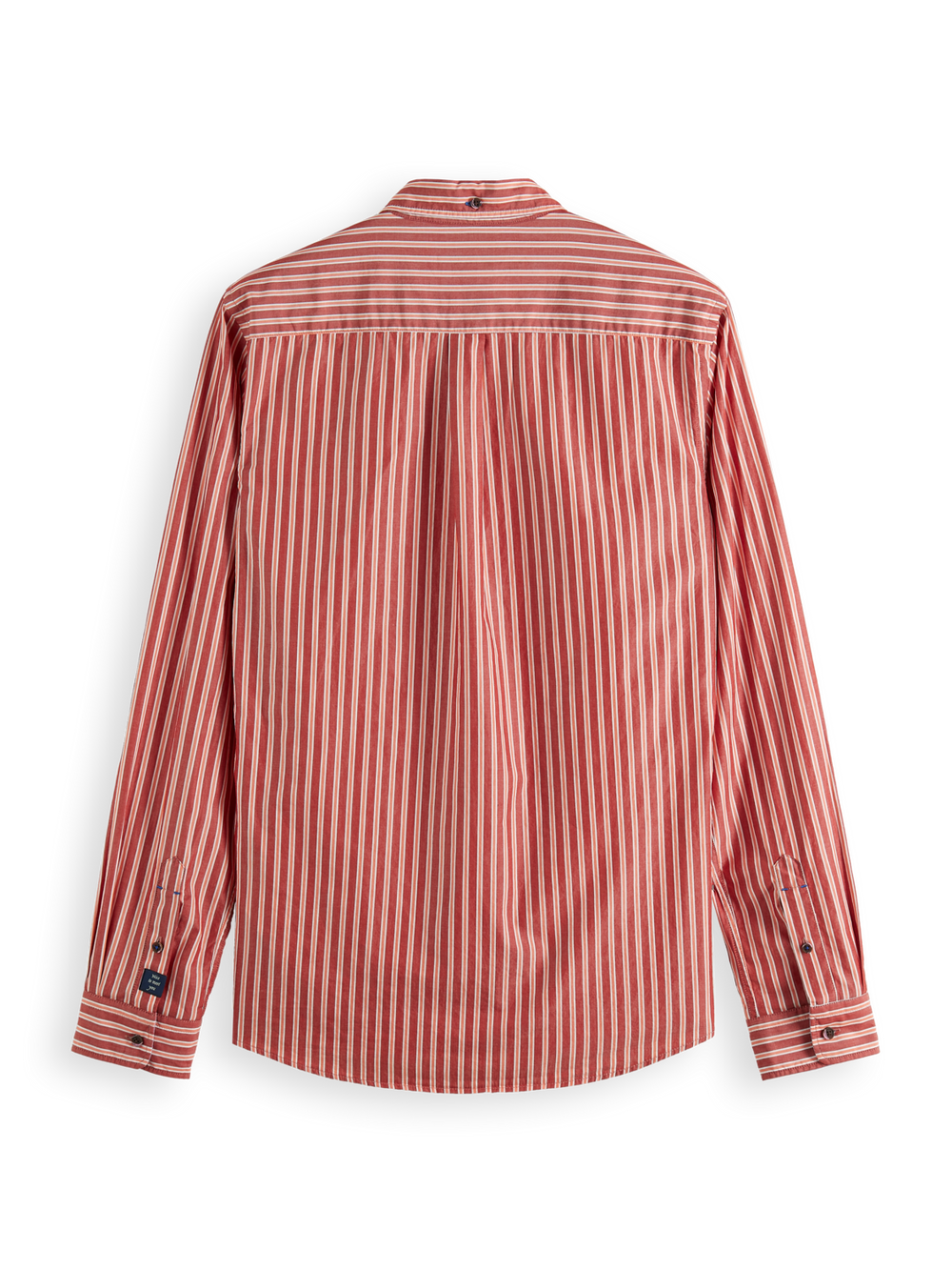 Slim Fit Striped Cotton Poplin Shirt Comb D 0220 | Buster McGee