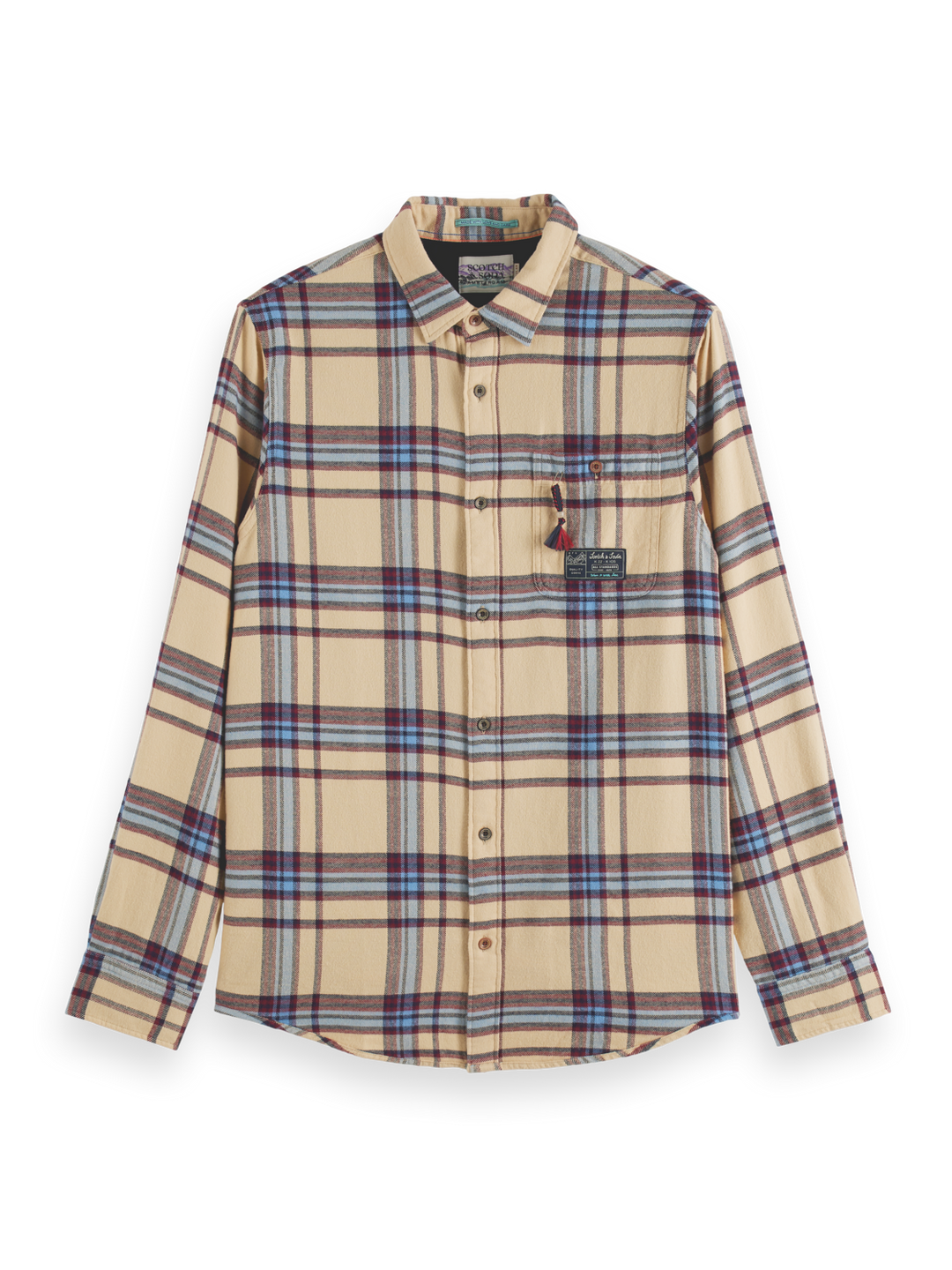 Regular Fit Brushed Flannel Check Shirt Combo C 0219 | Buster McGee
