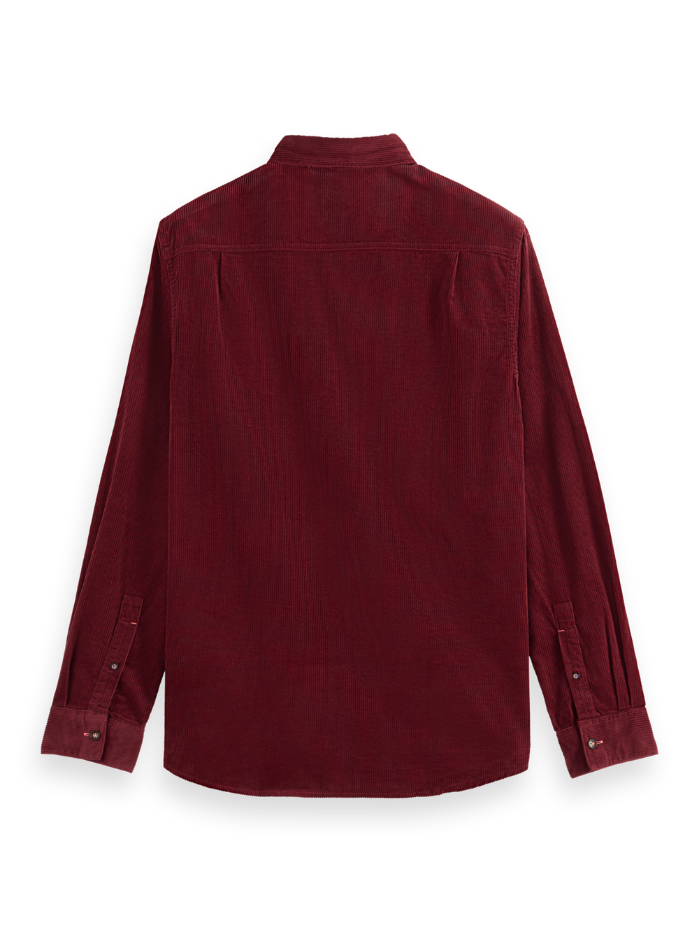 Regular Fit Corduroy Shirt in Bordeaux | Buster McGee