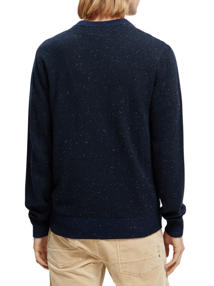 Speckled Wool Blend Pullover Combo A 0217 Navy | Buster McGee