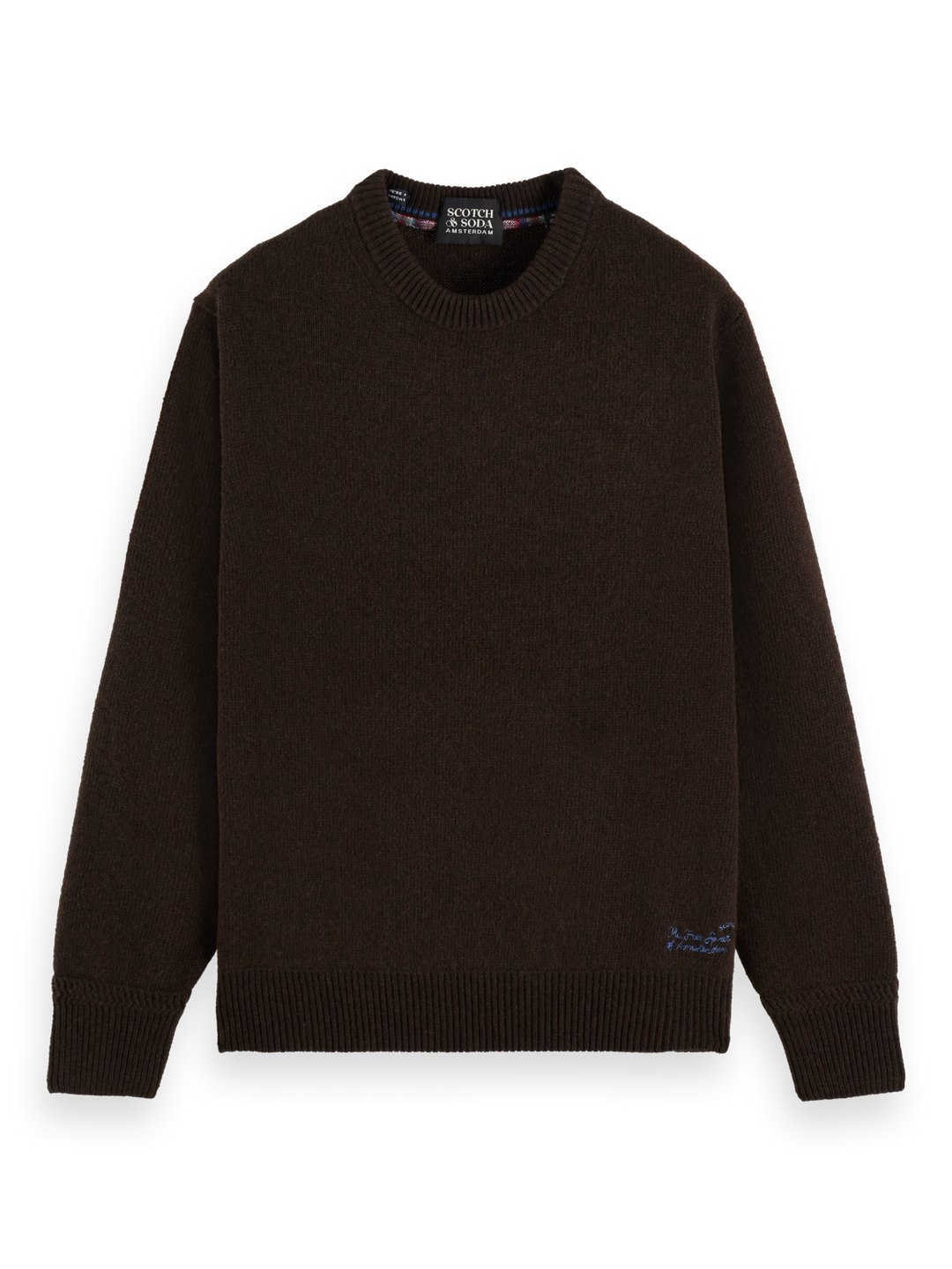 Recycled Wool Crewneck Sweater in Earth Melange | Buster McGee
