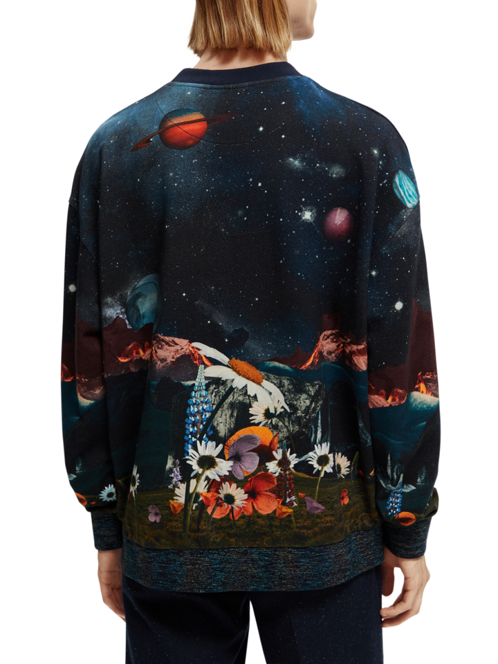 Printed Organic Cotton Felpa Sweatshirt Combo B 0218 | Buster McGee