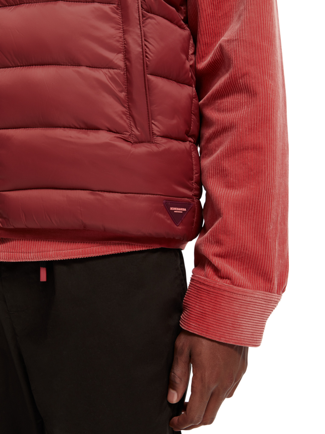 Lightweight Quilted Bodywarmer in Bordeaux | Buster McGee