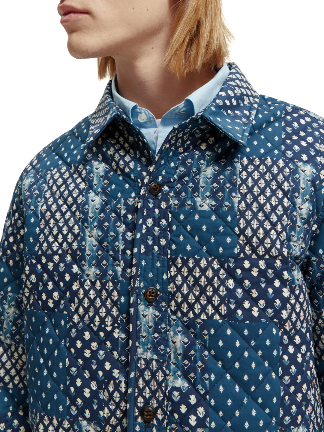 Printed Quilted Shirt Jacket Combo B 0218 | Buster McGee