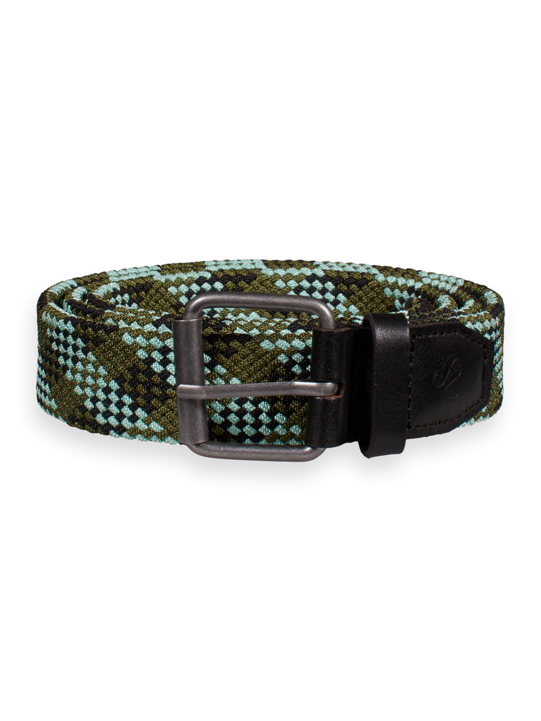 Leather-Trimmed Tape Belt Combo B 0218 | Buster McGee