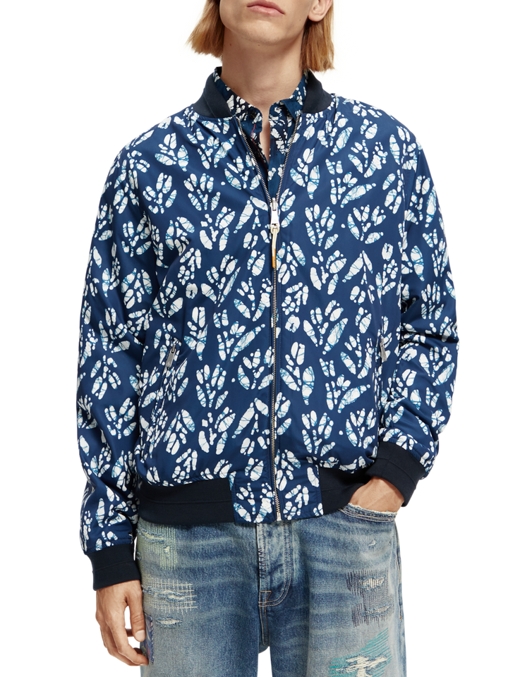 Printed Reversible Bomber Jacket Combo D 0220 | Buster McGee