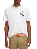 Front Back Artwork Tee in White | Buster McGee Daylesford