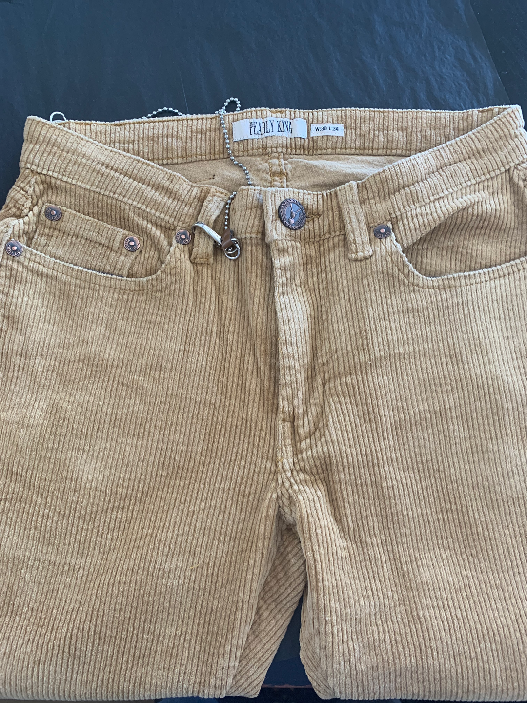 Pearly King - Scope 5 Pocket Corduroy Jean in Dark Tan | Buster McGee