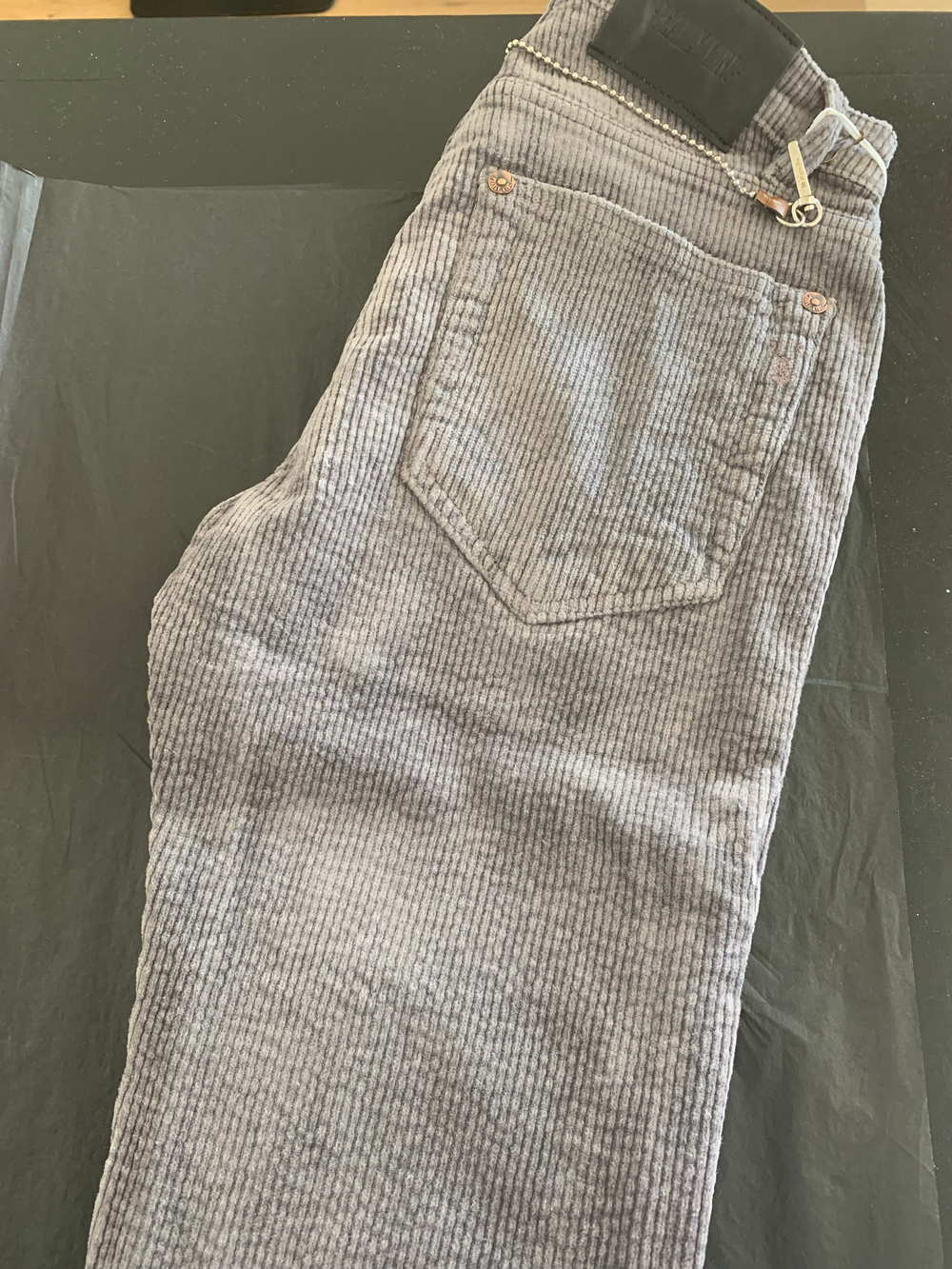 Pearly King - Scope 5 Pocket Corduroy Jean in Grey | Buster McGee