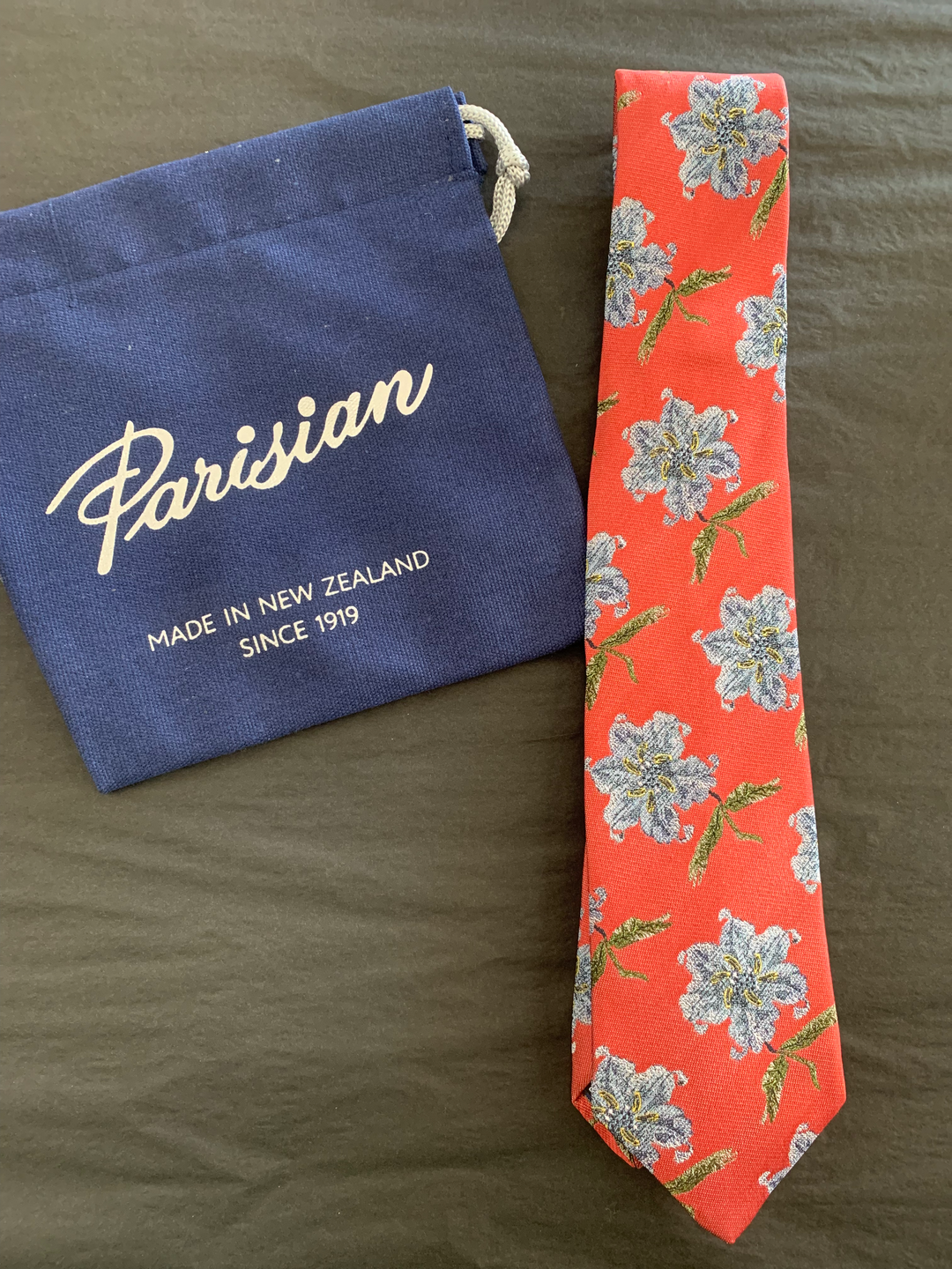 Parisian - 1919 Collection Neck Tie in Red | Buster McGee Daylesford