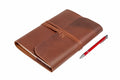 Indepal - Refillable A5 Journal in Brown Leather | Buster McGee Daylesford