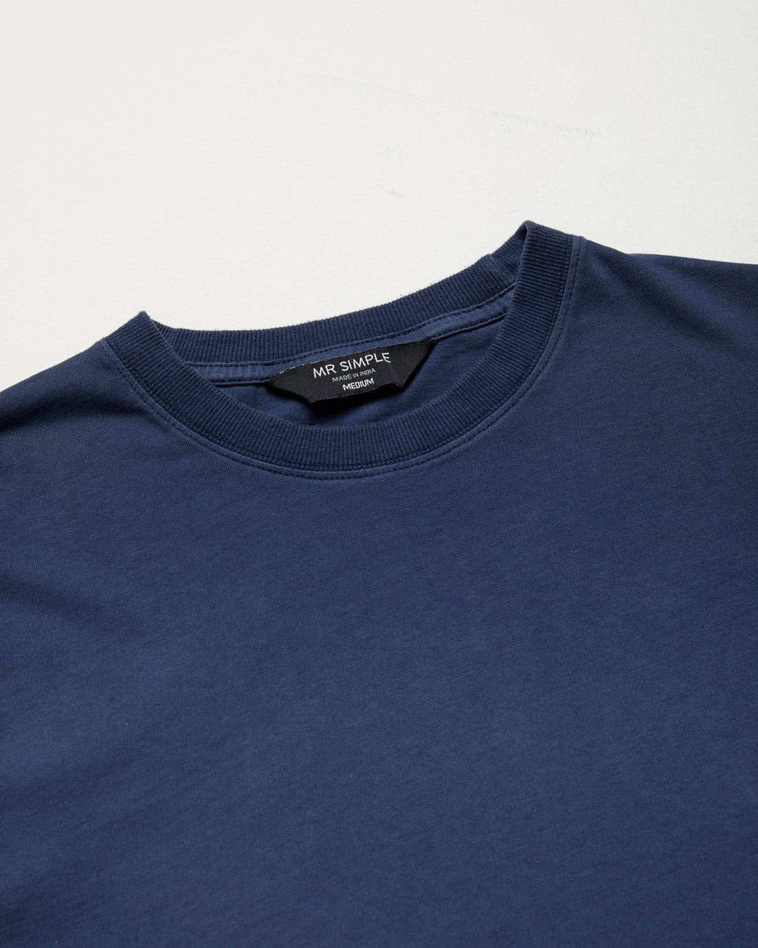 Mr Simple - Fair Trade Heavy Weight Tee in Navy | Buster McGee Daylesford