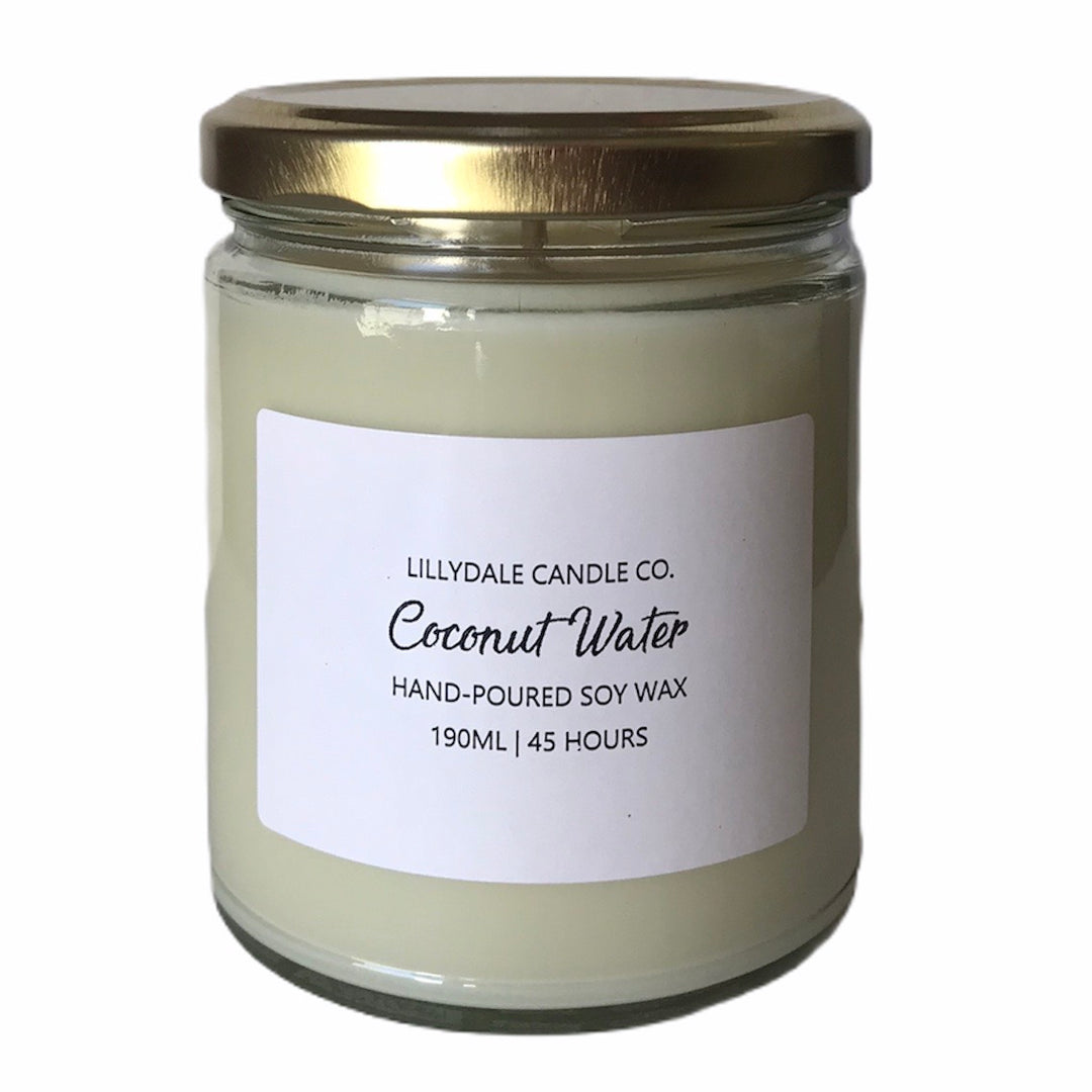 Coconut Water Soy Wax Candle