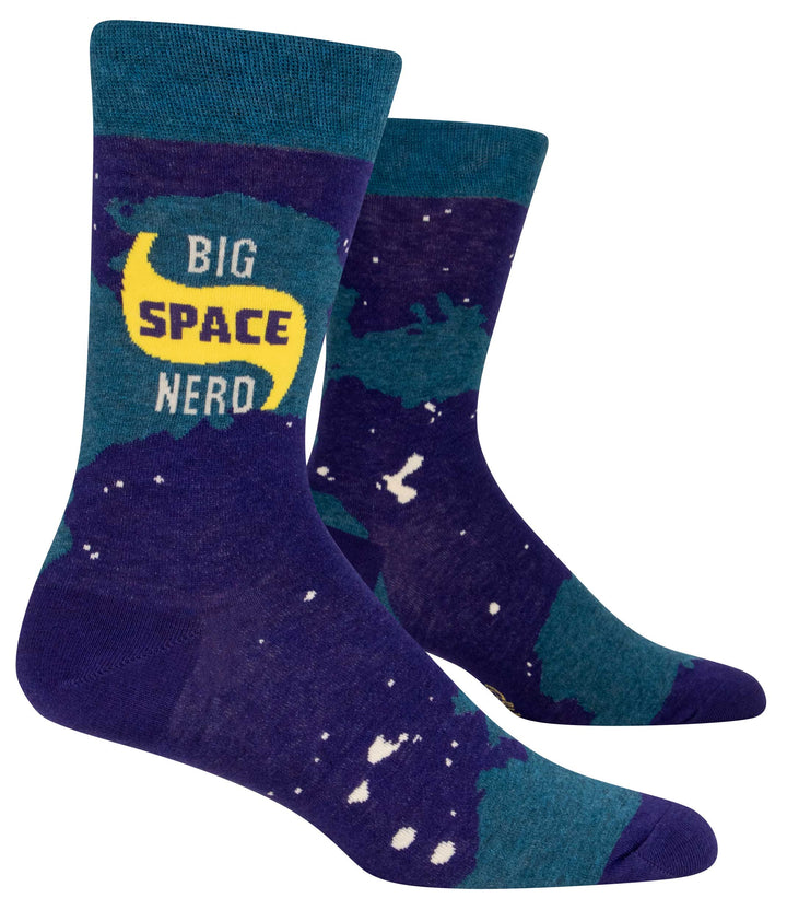 BlueQ - Men's Socks - Big Space Nerd | Buster McGee