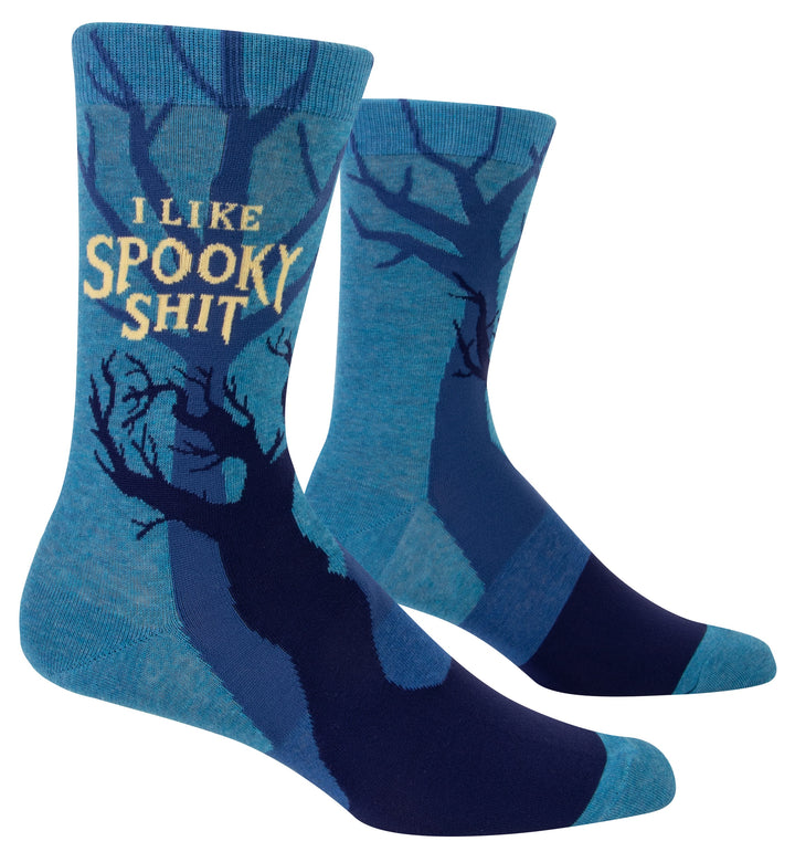 BlueQ - Men's Socks - I Like Spooky Shit | Buster McGee