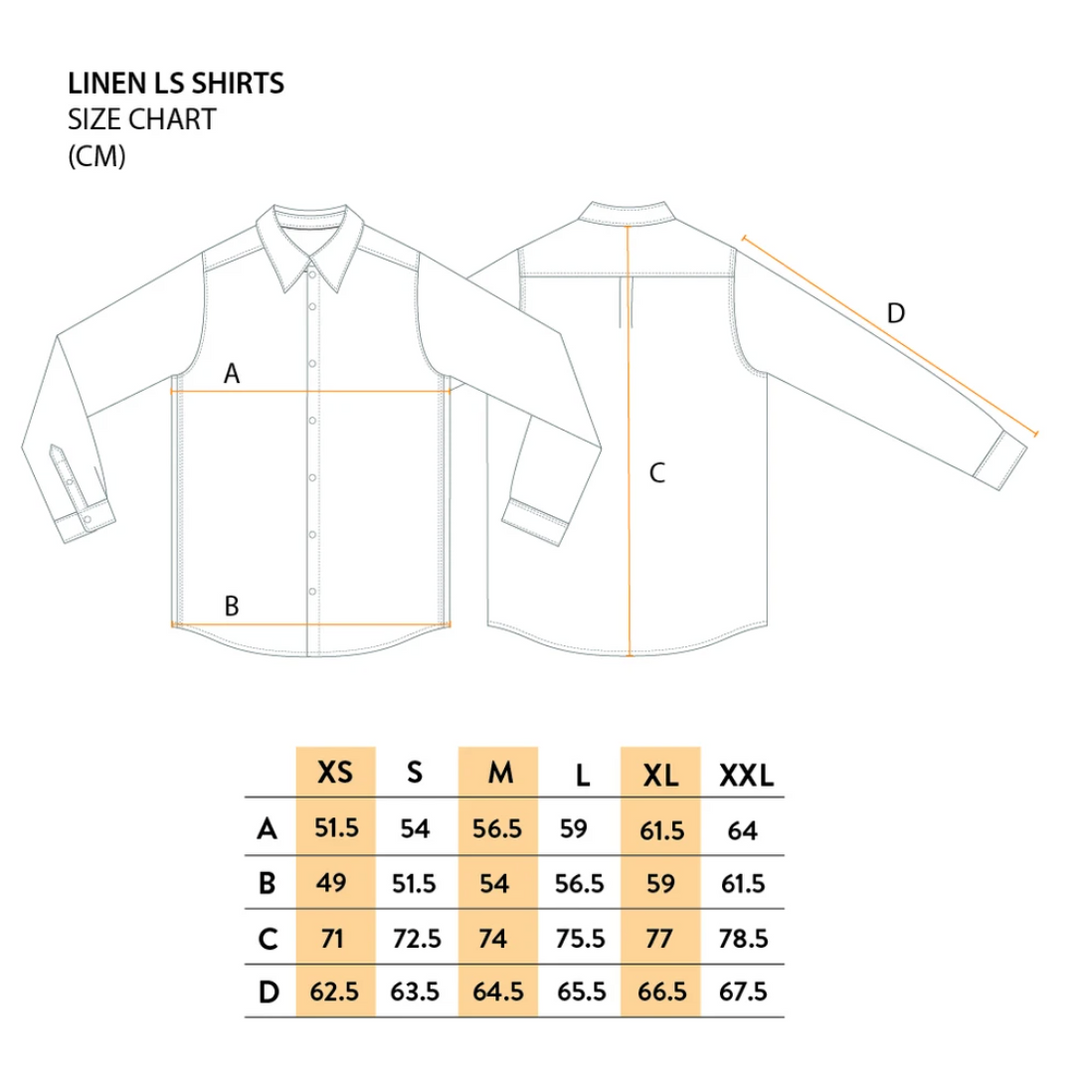 Mr Simple Linen Long Sleeve Shirt / Fatigue