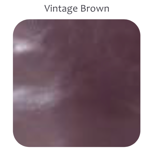 Watson - Leather Toiletry Bag in Vintage Brown