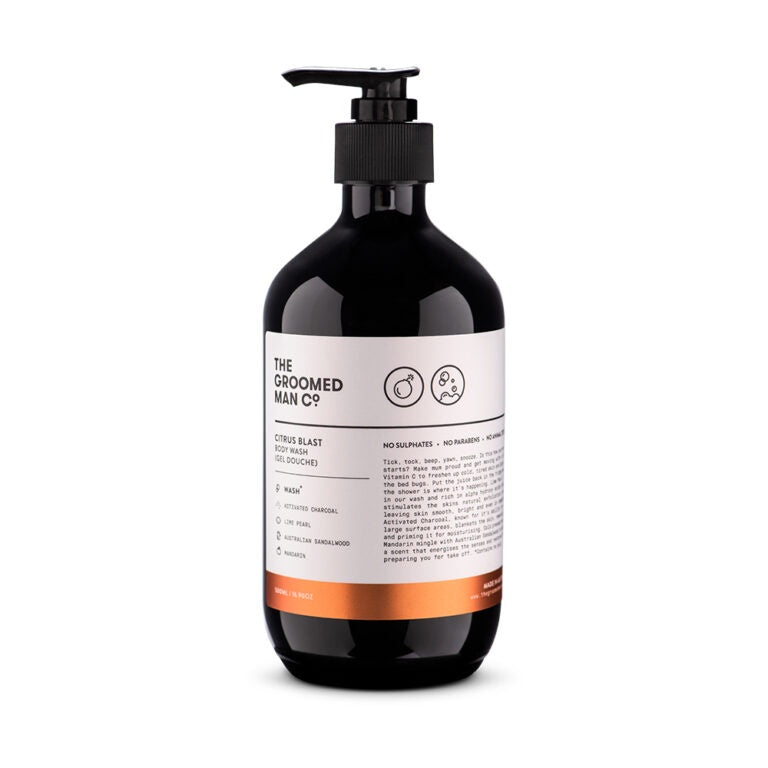 The Groomed Man Co - Citrus Blast Body Wash | Buster McGee