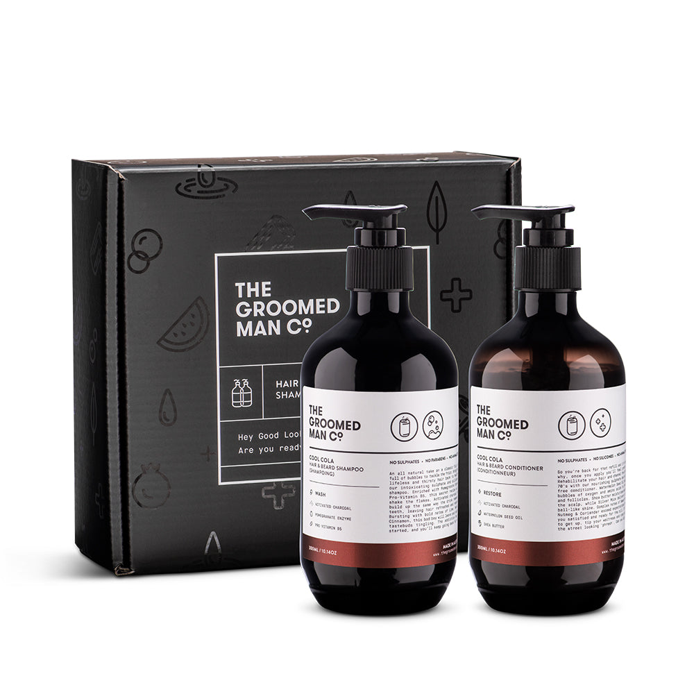 Cool Cola Hair & Beard Shampoo Conditioner Kit | Buster McGee Daylesford