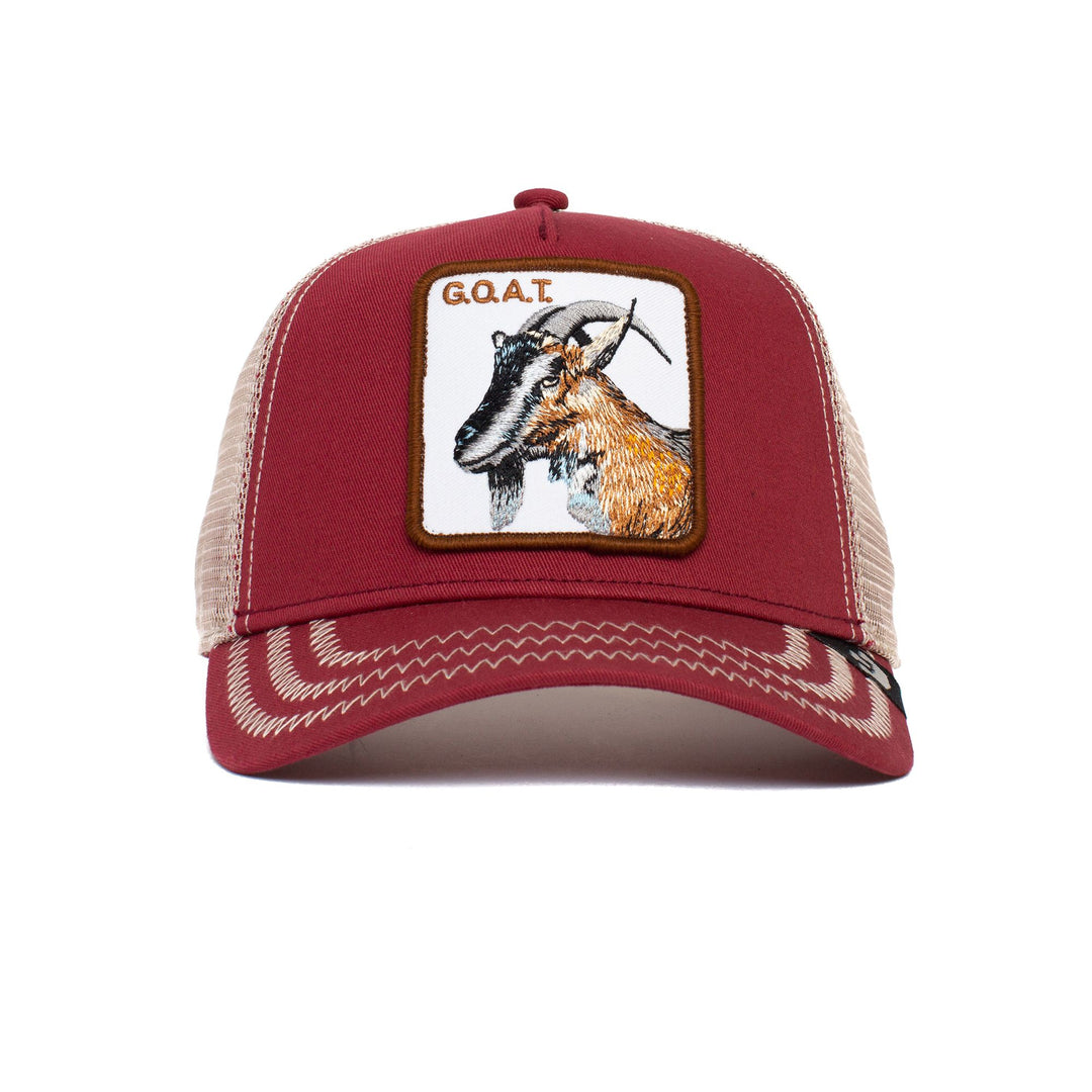 Goorin Bros - The Goat Trucker Cap in Red | Buster McGee