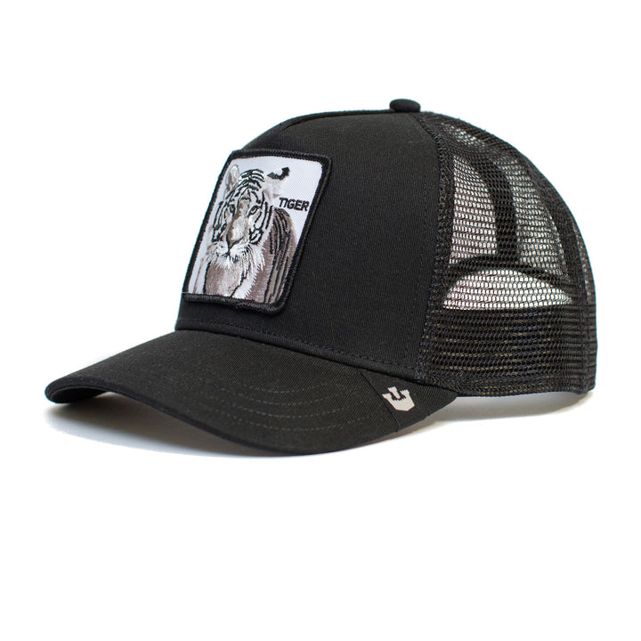 Goorin Bros - White Tiger Trucker Cap in Black | Buster McGee