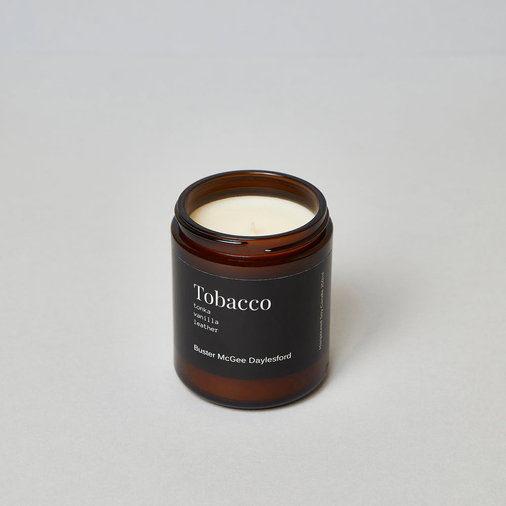 Tobacco Soy Wax Candle | Buster McGee Daylesford