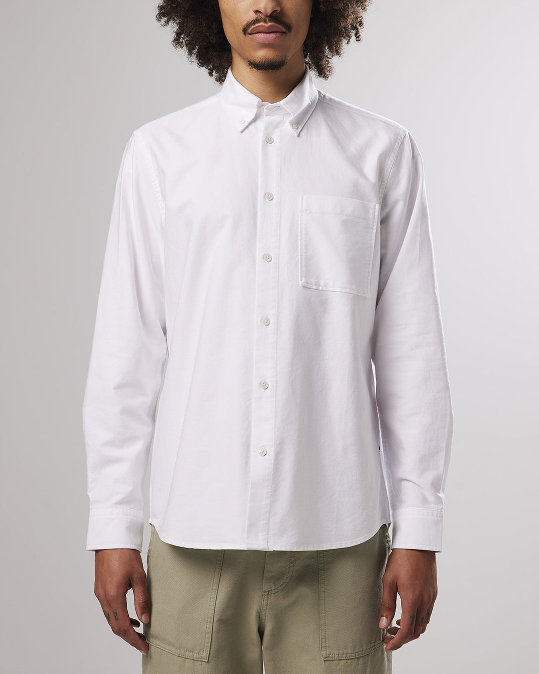 NN07 - Arne BD 5031 Supima Cotton Shirt in White | Buster McGee
