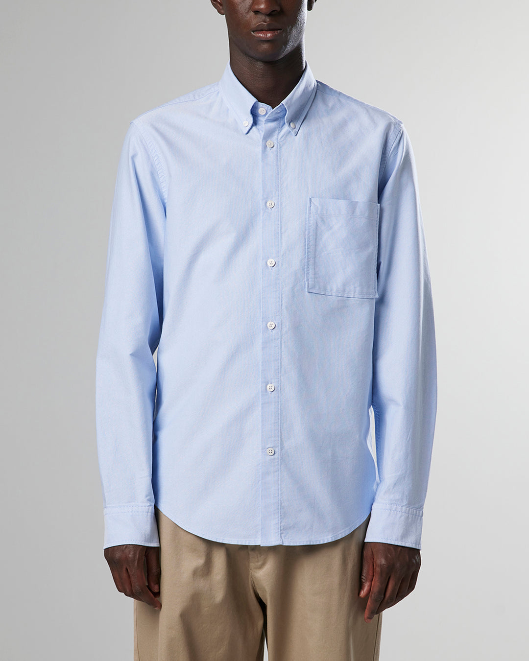 NN07 - Arne BD 5031 Supima Cotton Shirt in Light Blue | Buster McGee