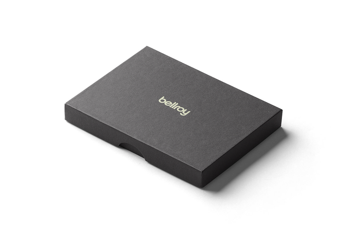 Bellroy - Card Pocket in Charcoal Cobalt | Buster McGee Daylesford