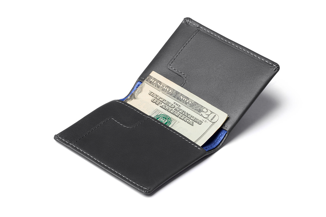 Bellroy - Slim Sleeve Wallet in Charcoal Cobalt