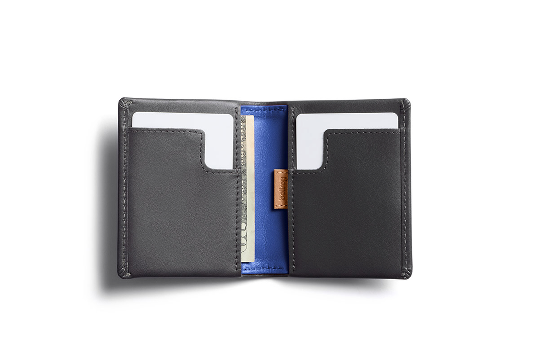 Bellroy - Slim Sleeve Wallet in Charcoal Cobalt | Buster McGee Daylesford
